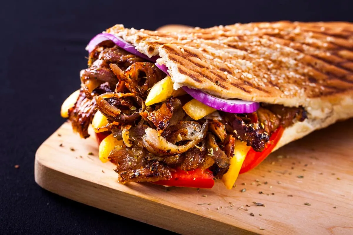Threftari pork gyros